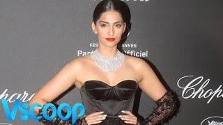 Watch Sonam Kapoor Flashes Diamonds In Chopard Party #VSCOOP Video