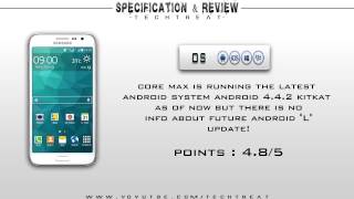 Watch Samsung Galaxy Core MAX Overview - By.TECHTREAT Video