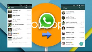 Watch New Material Design Whatsapp Android 5.0 lollipop Experience 2015 [Apk Download] Video