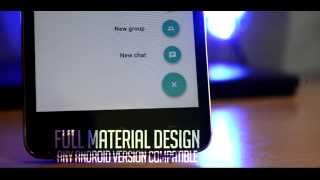 Watch Install Material Design Whatsapp "Android 5.0 lolipop look" - No Whatsapp Video