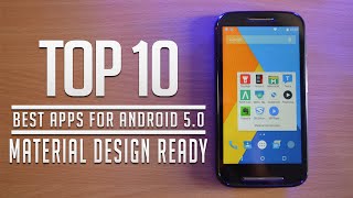 Watch Top 10 Best Apps for Android 5.1 Lolipop Smartphones - Material Design Ready Apps Video
