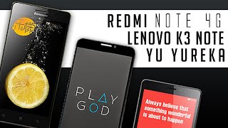 Watch Lenovo K3 Note V/s Yu Yureka V/s Xiaomi Redmi Note 4G - Epic FaceOff Video