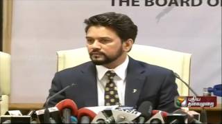 Watch Anurag Thakur press meet after taking over as BCCI president Video