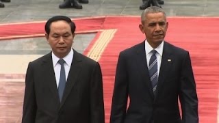 Watch Raw: Vietnam Welcomes President Obama Video