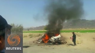 Watch Afghans confirm death of Taliban leader in U.S. drone strike Video