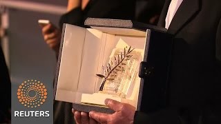 Watch Ken Loach wins second Cannes Palme d'Or Video