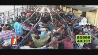 Watch Huge Devotees Rush at Sri Raja Rajeswari Temple Vemulawada Karimnagar iNews Video
