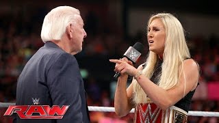 Watch Charlotte wants nothing to do with her father Ric Flair: Raw, May 23, 2016 Video