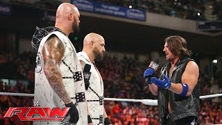 Watch Luke Gallows & Karl Anderson part ways with AJ Styles: Raw, May 23, 2016 Video
