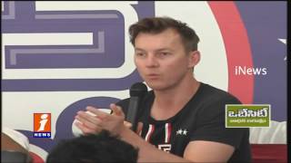 Watch Australian Cricketer Brett Lee Visits Hyderabad iNews Video