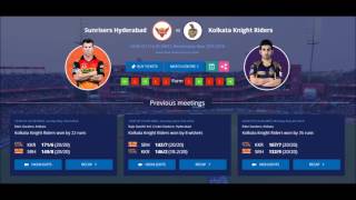 Watch IPL LIVE Score (SRH vs KKR): Sunrisers Hyderabad vs Kolkata Knight Riders Video