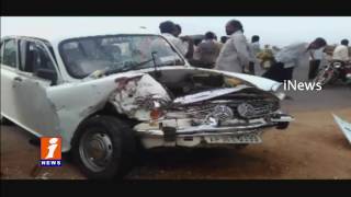 Watch RTC Bus Hits Car In Duttalur 2 Injured iNews Video