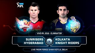 Watch SRH vs KKR - M-58, Eliminator match - VIVO IPL 2016. Video