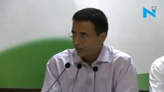 Watch Modi has failed to provide governance since 24-months: Surjewala Video