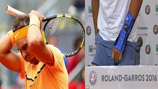 Watch Rafael Nadal Pulls OUT of French Open Due to a Wrist Injury Video