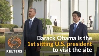 Watch Obama visits site of world's first atomic bombing Video