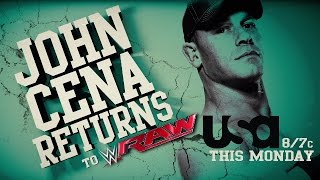 Watch John Cena returns to Raw this Monday Video