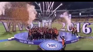 Watch IPL 2016 Final Match SRH Winning Moments Images Goes Viral - IPL 2016 Video