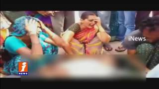 Watch Man died due to electric shock in Nalgonda | Heavy Air and Rains | iNews Video