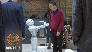 Watch Pepper the hospitality robot at your service Video