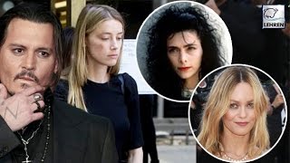 Watch Johnny Depp's Ex WIVES Slam Amber Heard | Vanessa Paradis Video