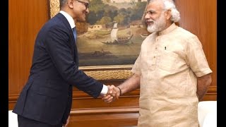 Watch Microsoft CEO talks Digital India initiatives with PM Video