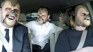 Watch Chewbacca Mom CanÃ¢â‚¬â„¢t Stop Laughing With James Corden & J.J. Abrams Video