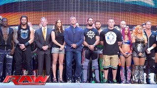 Watch WWE opens Raw with a Memorial Day 10-bell salute: Raw, May 30, 2016 Video