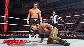 Watch Dolph Ziggler drops Baron Corbin: Raw, May 30, 2016 Video