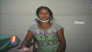 Watch Psycho Lover Attack On Girl And His Mother For Refuse His Love | Karimnagar | iNews Video