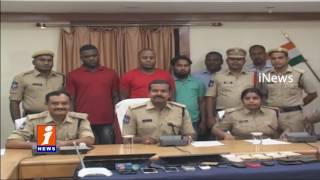 Watch Nigerian arrested for fake lucky draw lotteries in Karimnagar | iNews Video