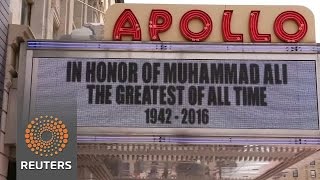 Watch Harlem fans pay tribute to Muhammad Ali Video