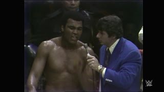 Watch Muhammad Ali wise cracks with "Classy" Freddie Blassie Video