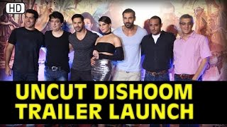 Watch UNCUT | Dishoom | Trailer Launch | John Abraham, Varun Dhawan, Jacqueline Fernandez & Akshaye Khanna Video