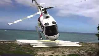 Watch Fiji helicopter crash Video