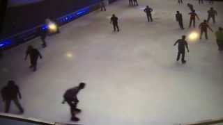 Watch This was the experience ice skating...!!....ambience mall ice skating is awesome Video