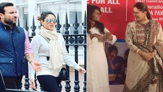 Watch Kareena Kapoor hides BABY BUMP Video