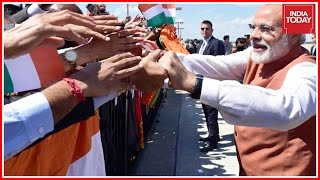 Watch Rousing Cheers For Narendra Modi By Indians In Washington Video