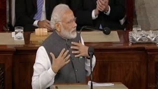 Watch 'Constitution real holy book for my government', PM Modi to US Congress Video
