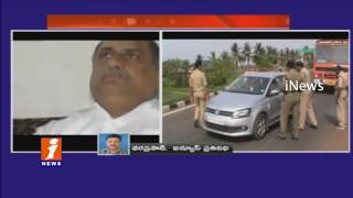 Watch High Tension At Mudragada Padmanabham House | Warns Police With Poison Bottle | iNews Video