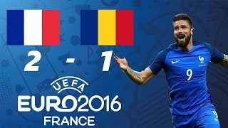 Watch France vs Romania 2-1 All Goals & Highlights Video