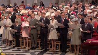 Watch Raw: London Service Marks Queen's 90th Birthday Video