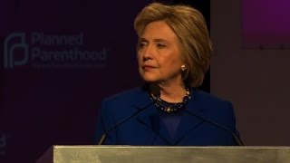 Watch Clinton Offers Feminist Attack On Trump Video