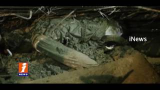 Watch 2 Workers Dead And 8 Injured In Construction Building Collapse At Kabutar Khana | Hyderabad | iNews Video