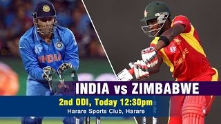 Watch Watch Live ! - India vs Zimbabwe - 2nd ODI - Harare Sports Club, Harare Video