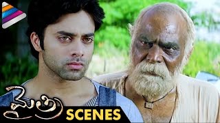 Watch Navdeep Suspects Bhikshu | Mythri Telugu Movie Scenes | Sadha | Satyam Rajesh Video