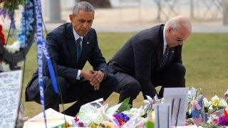 Watch President politicizes terror attack during visit to Orlando Video