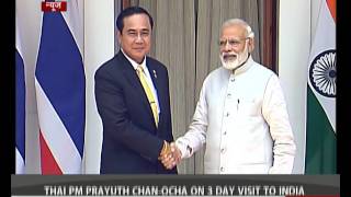Watch PM Modi holds delegation level talks with Thai PM Video