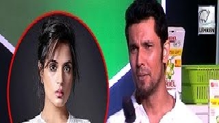 Watch Randeep Hooda IGNORES Question On Richa Chadha Video