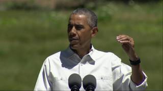 Watch Obama Talks Climate Change at Yosemite Video